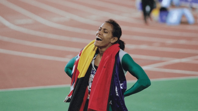 Cathy Freeman, 2000 Olympic Games. Image: Getty