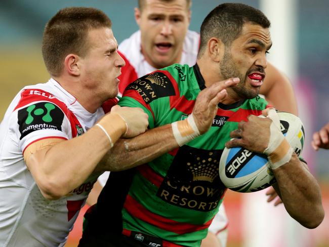 Greg Inglis and the Rabbitohs will tackle the Dragons in the Charity Shield on February 13 next year.