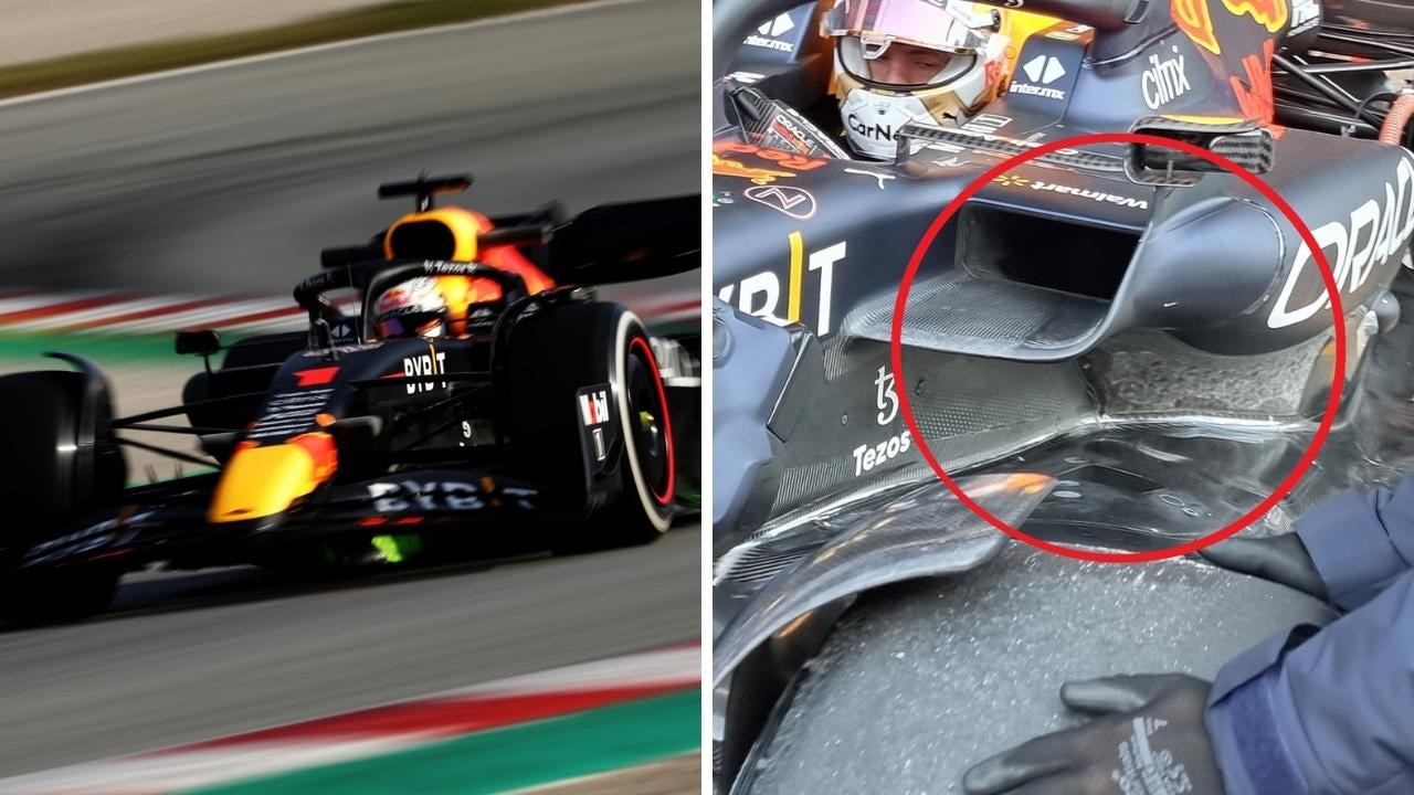 F1 2022 testing Red Bull side pod revealed, Max Verstappen car news