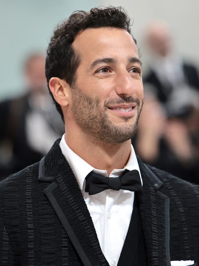 Daniel Ricciardo at The 2023 Met Gala. (Photo by Jamie McCarthy/Getty Images)