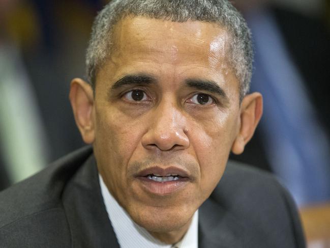 FILE - In this Feb. 9, 2016 file photo, President Barack Obama speaks in the Roosevelt Room of the White House in Washington. President Barack Obama has signed legislation imposing new sanctions against North Korea for refusing to stop its nuclear weapons program. (AP Photo/Pablo Martinez Monsivais, File)