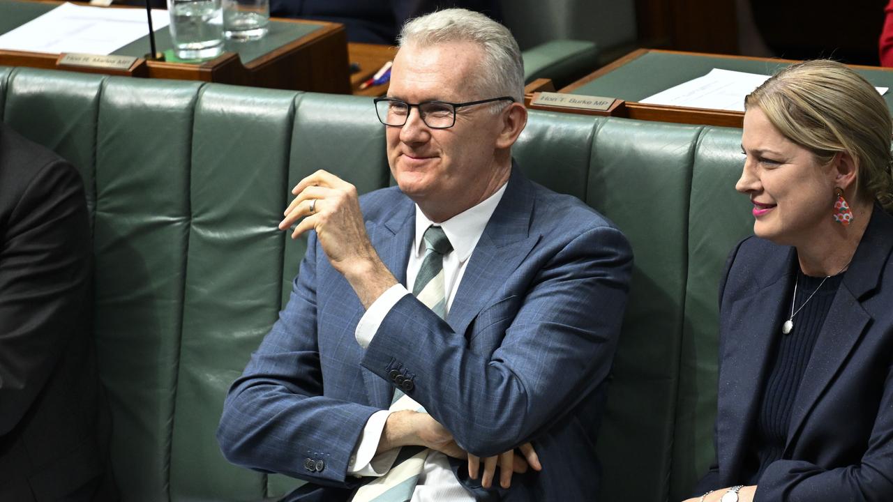 Tony Burke during Question Time at Parliament House in Canberra. Picture: NewsWire / Martin Ollman