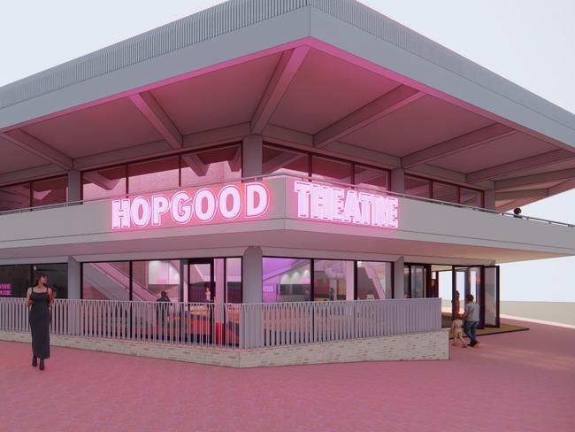 The Hopgood Theatre in Noarlunga has commenced its $6m makeover. Picture: Supplied