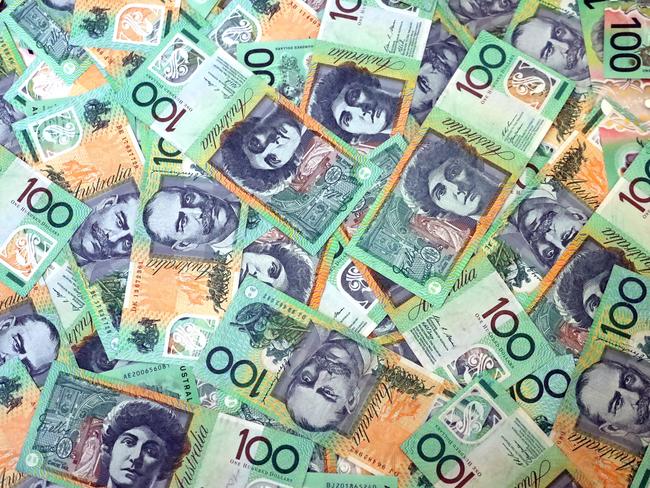 FEDERAL BUDGET 2024: AUSTRALIA - NewsWire Photos - General view editorial generic stock photo of Australian cash money currency. Picture: NCA NewsWire / Nicholas Eagar