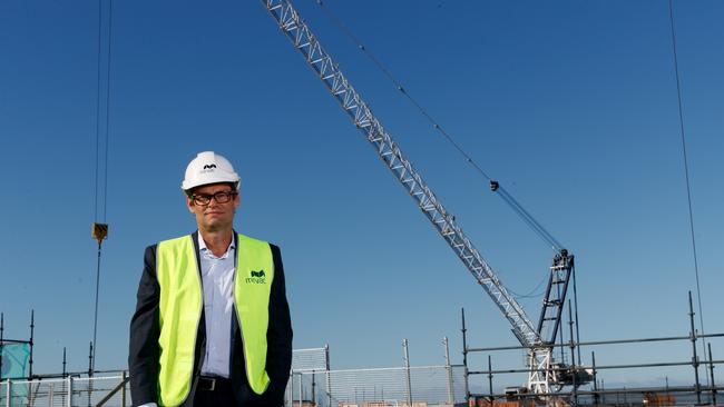 Mirvac boss Campbell Hanan at the group’s Willoughby development NINE in Sydney. Picture: Nikki Short/NCA NewsWire