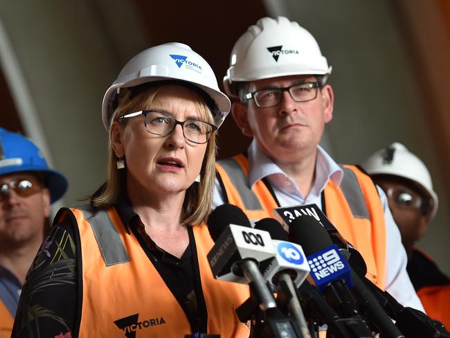 Critics question moves by Daniel Andrews to position ‘another hardhead’ – his deputy, Jacinta Allan – as his successor. Picture: NCA NewsWire / Nicki Connolly