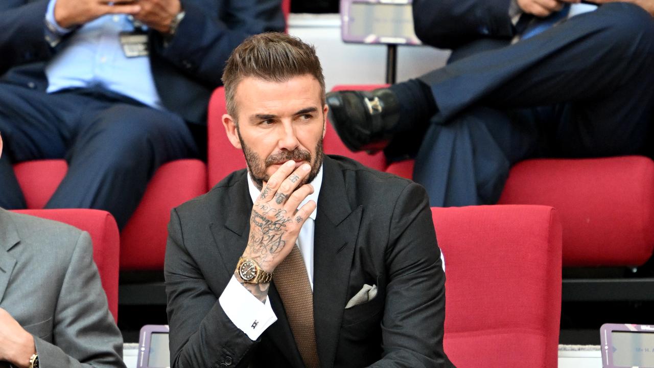 England legend David Beckham has moved out of his Doha hotel. Photo: Robert Michael/dpa (Photo by Robert Michael/picture alliance via Getty Images)