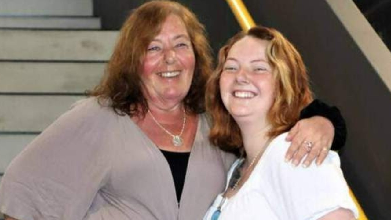 Rachel Astill and her daughter Michalie are studying at the University of the Sunshine Coast's Gympie campus together.