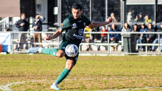 Mario Barcia in action for Bentleigh Greens. Picture: Matt Galea