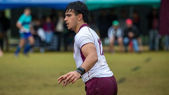 St Laurence’s star Mikael Ibrahim playing in the Queensland Reds White team in June. Picture: Tom Primmer