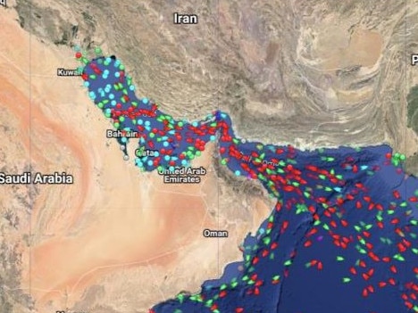 Most of the world's oil supply travels through the narrow Strait of Hormuz. Picture: Supplied