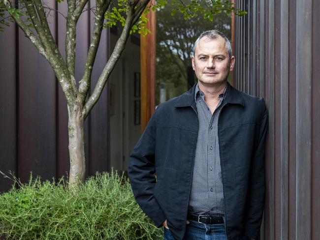 07/12/2021 . Simon Holmes a Court pictured at his Melbourne home. Picture: Aaron Francis / The Australian