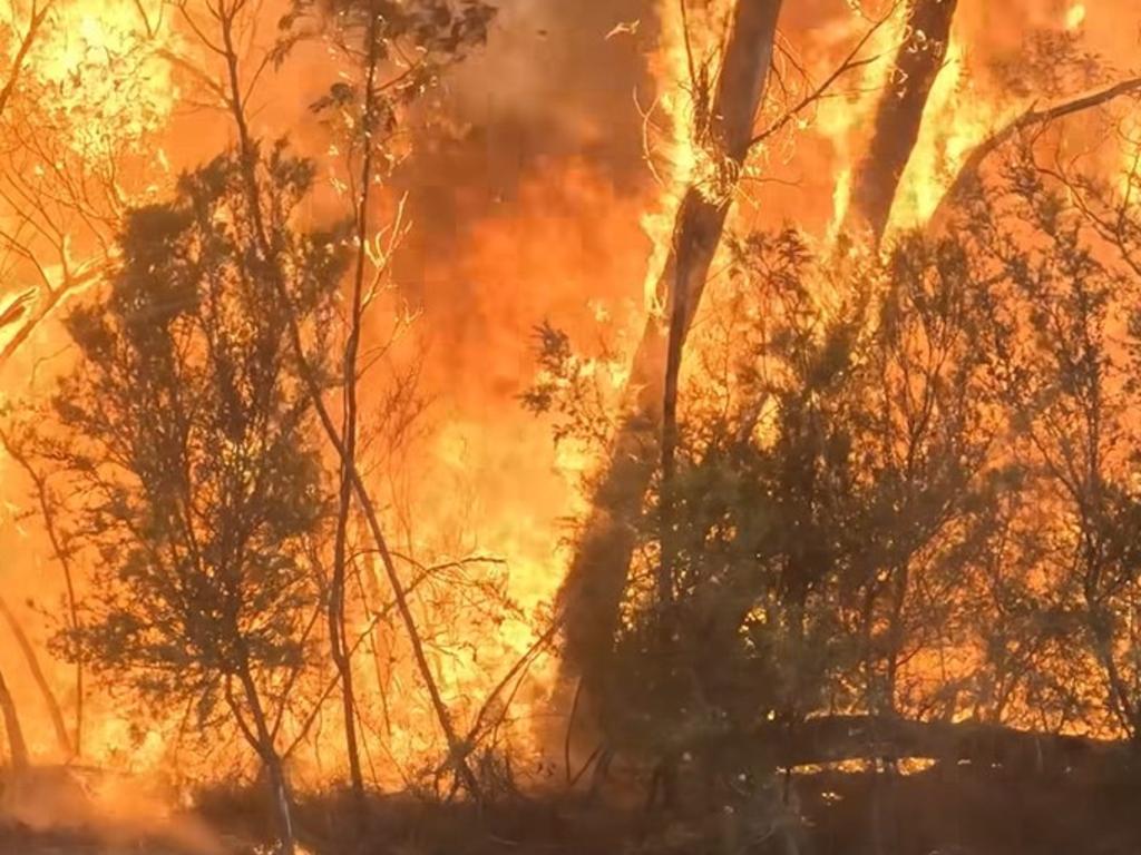 A total fire ban has been declared for Victoria on Boxing Day as a fire continues to rage in the Grampians. Picture: Supplied