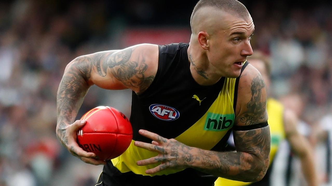 Dustin Martin doesn’t like the limelight and perhaps feels the need to escape the attention.