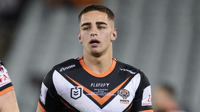 Wests Tigers’ hooker Tallyn Da Silva is a serious talent. Picture: Getty