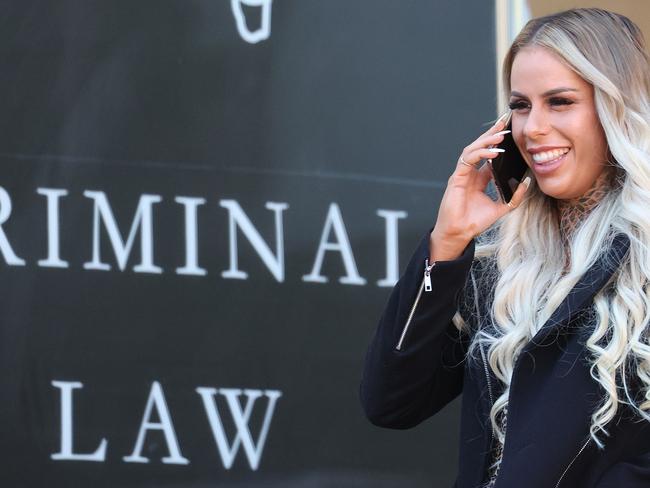 SYDNEY, AUSTRALIA - NewsWire Photos JUNE 16, 2021: Ex-prison guard Melissa Goodwin during lunch break at Burwood Court. Picture: NCA NewsWire / Dylan Coker