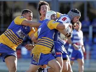 TIGER MUSCLE: Norths loom as a major threat to Fassifern in Saturday's Rugby League Ipswich A-Grade grand final after wins over Brothers and Swifts. Picture: Regi Varghese