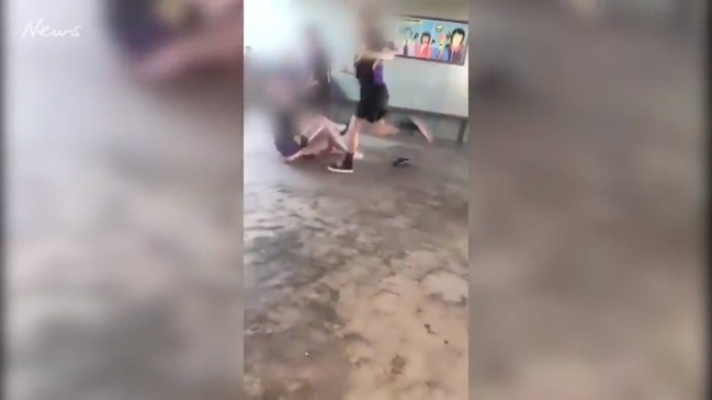 Shocking fight at Bundaberg North State High School