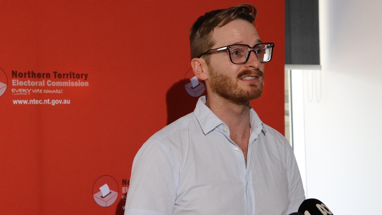 Greens candidate Jonathan Parry ahead of the Fannie Bay By-election. Picture Monique Van Der Heyden