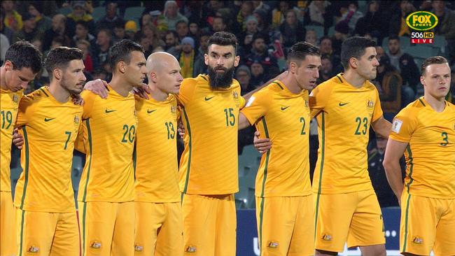 The Socceroos pay tribute to two Aussies who died in London