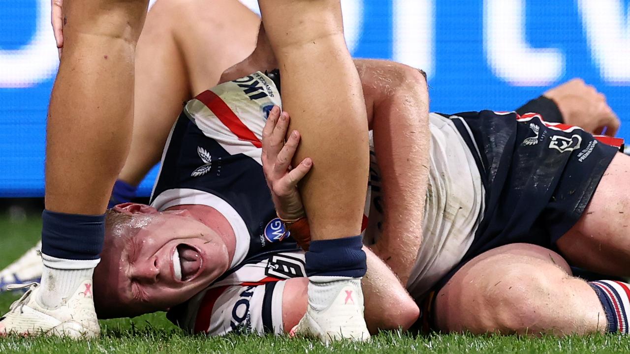 Drew Hutchison suffered broken ribs and a punctured lung. Picture: Cameron Spencer/Getty