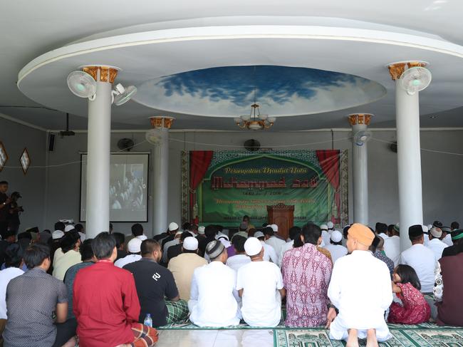 The mosque at Kerobokan. The prison also includes a Christian chapel and a Hindu temple. Picture: Liam Kidston