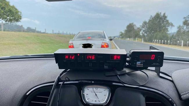 An 18-year-old Woombah man was issued an infringement notice for exceeding the limit by more than 45km/h. Picture: Coffs Clarence Highway Patrol