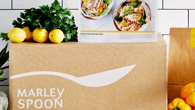 A Marley Spoon meal kit.