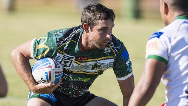 Ben White scored a timely double for the Ipswich Jets in their second win of the season. Picture: Kevin Farmer