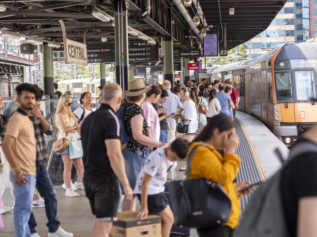 The delays have caused issues for buses and trains. Picture: NewsWire / Jeremy Piper