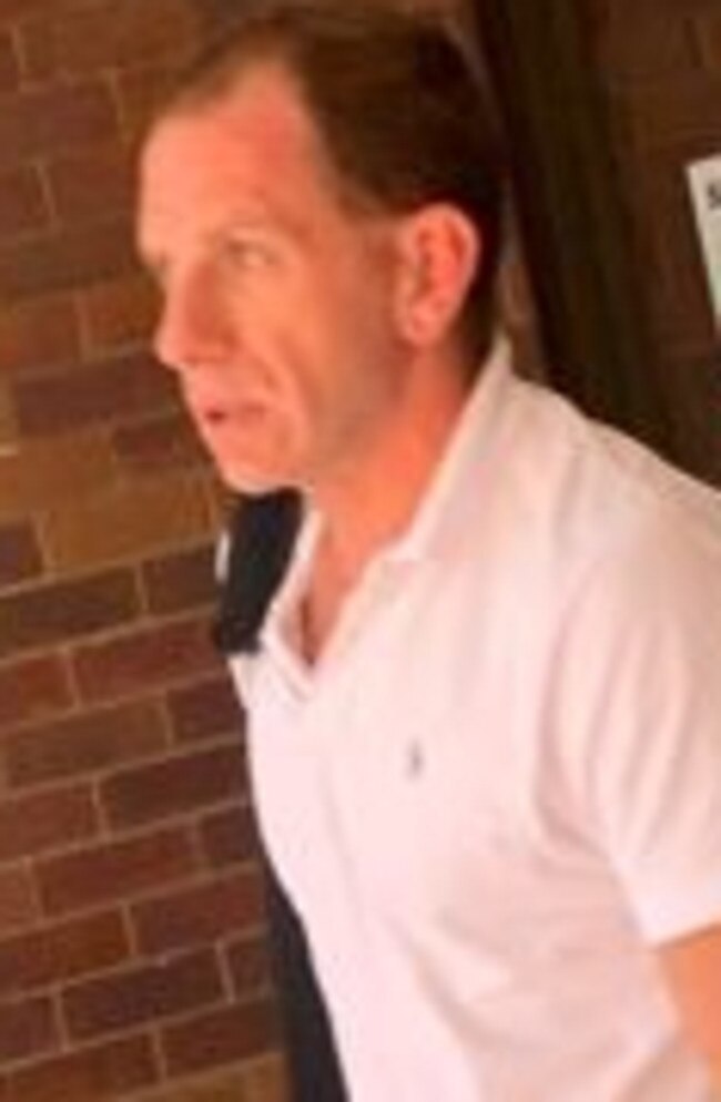 Dale Leonard Ryan leaving Noosa Magistrates Court.