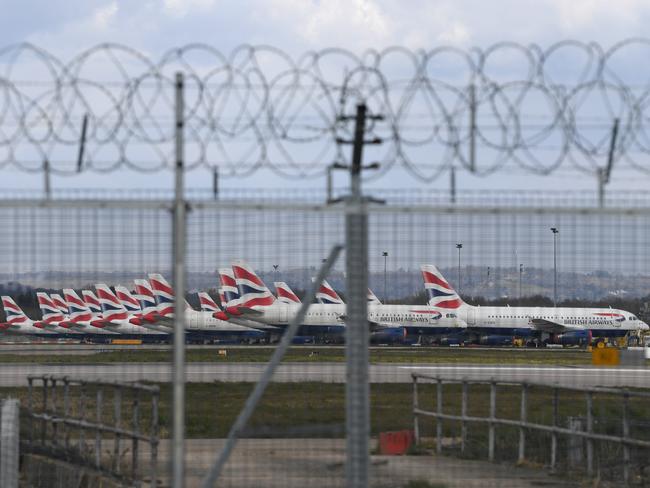 The airline industry has been decimated by the coronavirus pandemic. Picture: Getty Images