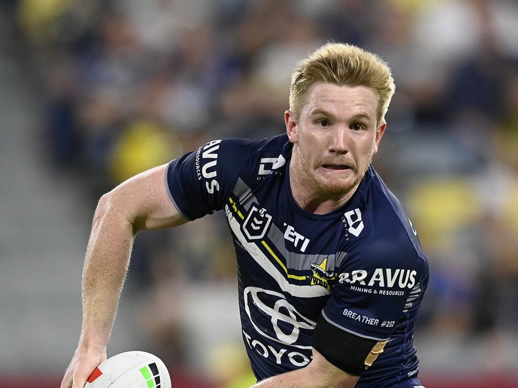 Tom Dearden made his NRL debut for the Broncos, but says he hasn’t looked back after leaving the club. Picture: Getty Images