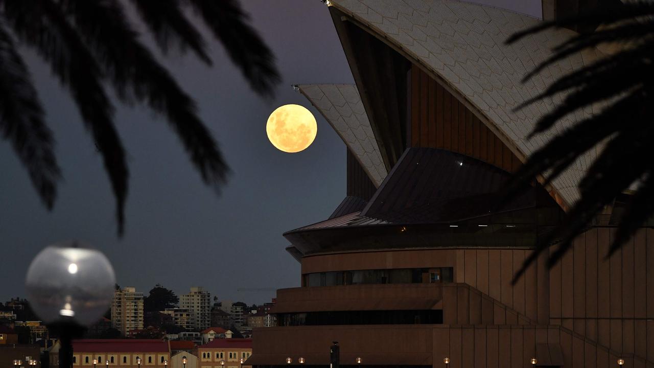 Stargazers across the Pacific are casting their eyes skyward to witness a rare "Super Blood Moon". Picture: AFP