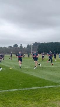 Blues warm up at NSW Origin Camp