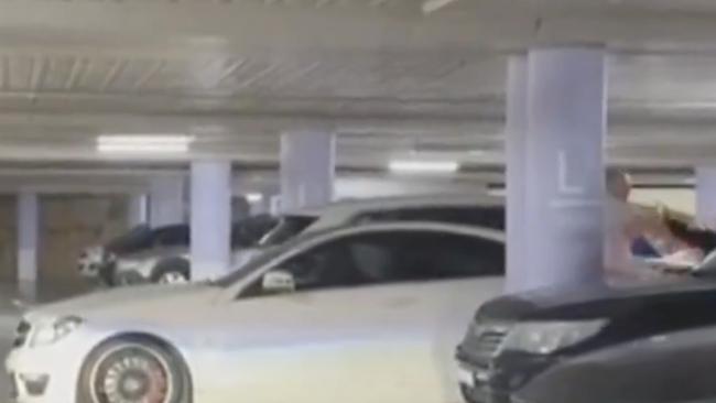 A dispute over a parking space turned ugly at Westfield shopping centre in Bondi Junction, Sydney. Picture: 7 NEWS