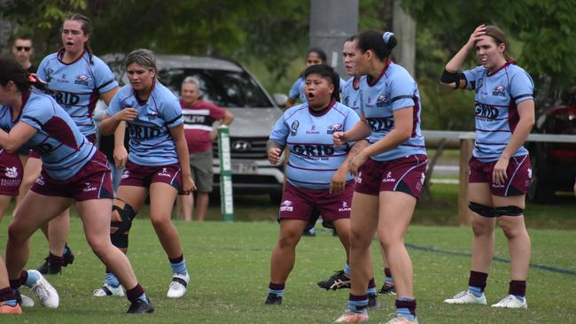 Premier Womens rugby between Wests and Norths. Saturday April 1, 2023. Picture: Nick Tucker.