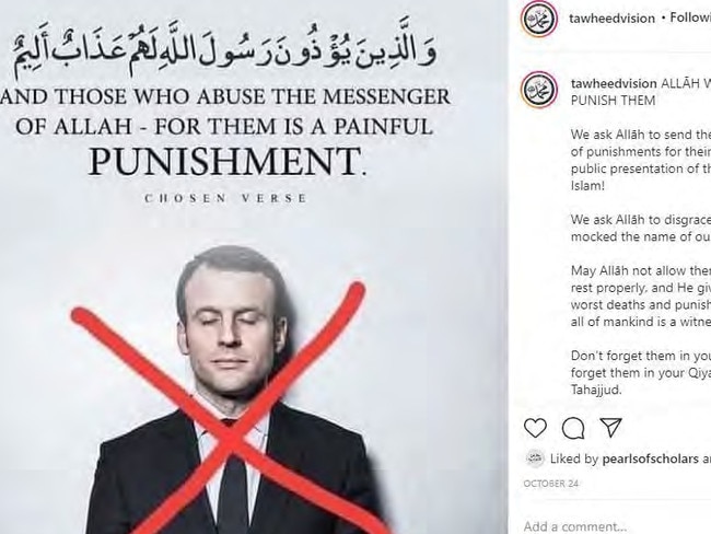 An Instagram account police claim is run by Joseph Saadieh.