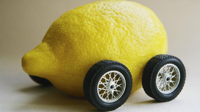 This year will be remembered as the year of the lemon car. Picture: Supplied.