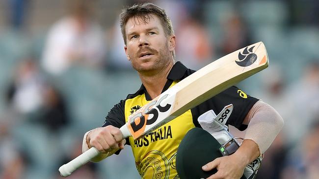 David Warner of Australia.