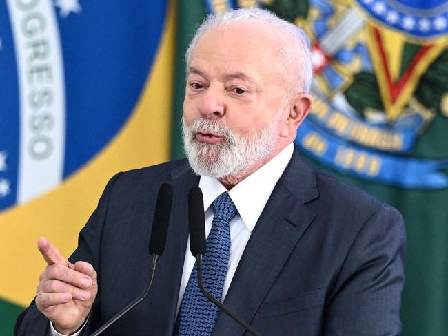 Brazilian President Luiz Inacio Lula da Silva has been critical of Israel’s military campaign in Gaza. Picture: AFP