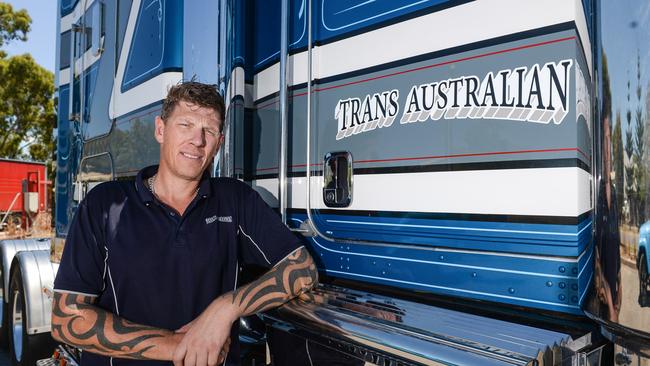 Truck driver Simon Ordway is a Covid hero. Pic: Brenton Edwards