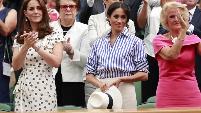 Meghan, Duchess of Sussex, had to hold her hat all day long.