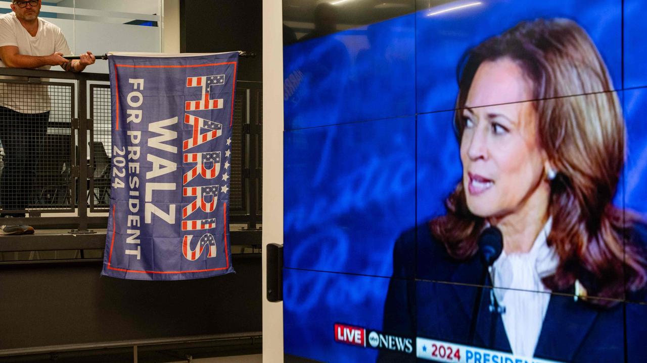 Democratic presidential candidate Kamala Harris was widely said to have won the debate. 4. (Photo by SETH HERALD / AFP)