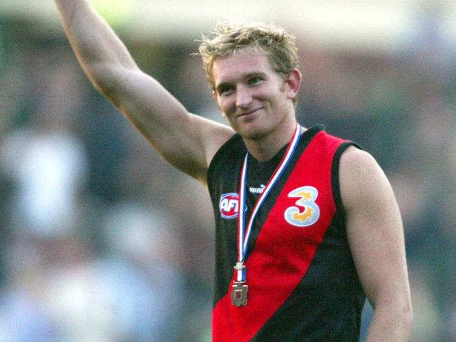 James Hird won three Anzac Medals. Picture: David Geraghty