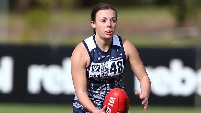 Ella Firth is one of 15 returning VFLW players for Geelong.