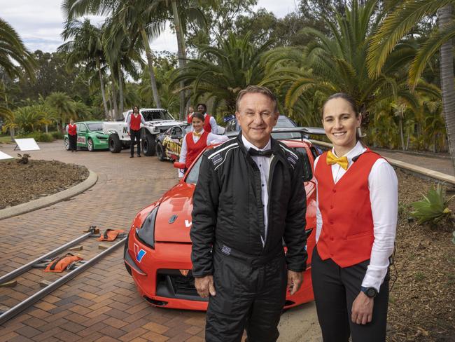 Russell Ingall and Molly Taylor. Picture: Justin Overell