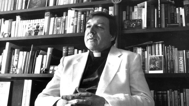 Pell (seen here in 1988 when he was Bishop of Melbourne) has always denied wrongdoing. 