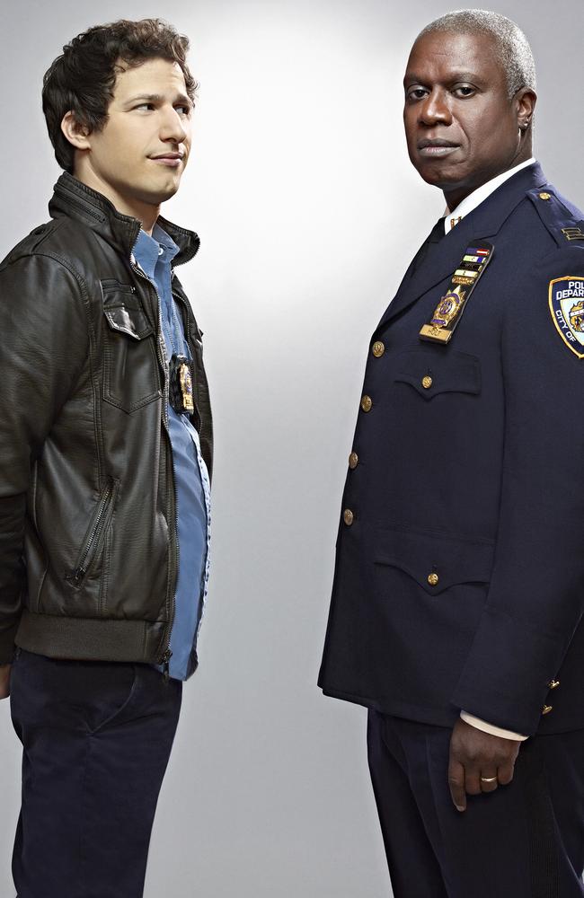 Thin blue line ... Brooklyn Nine-Nine is proudly “squandering” Andre Braugher’s talent, says Andy Samberg.