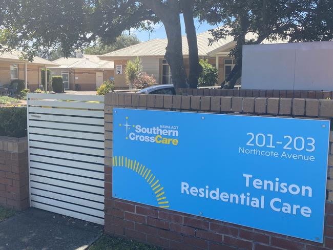 The Tenison Aged Care facility in Swansea that has been shut down due to staff shortages. Picture: Michael Cain